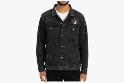Pokémon Gengar Denim Jacket – Black