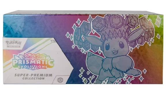 Pokémon Trading Card Games Prismatic Evolutions Super Premium Collection Box