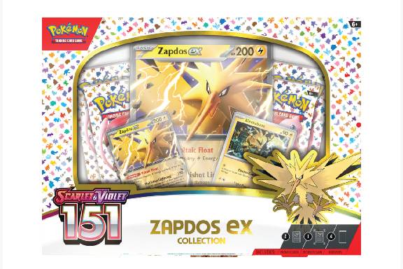 Buy Zapdos ex 151 Collection – Scarlet Violet 3.5 Deal