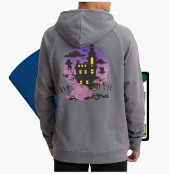 Gengar Haunted House Pokémon Halloween Hoodie