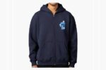 Mushroom Forest Pokémon Zip-Up Hoodie – Navy