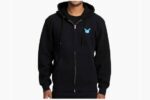 Pikachu Pokémon Zip-Up Hoodie – Black