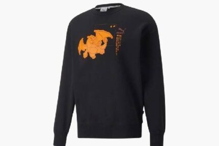 Pokemon Fleece Sweatshirt – Black
