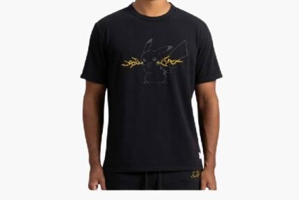 Pikachu Pokémon Black T-Shirt – Men