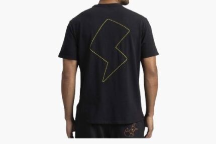 Pikachu Pokémon Black T-Shirt – Men