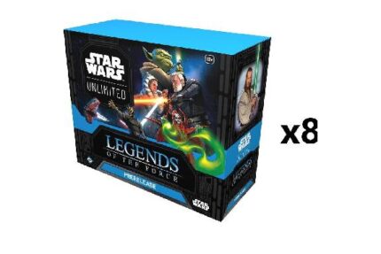 Star Wars: Unlimited - Legends of the Force [x8] Prerelease Sealed Case